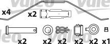 set placute frana,frana disc 2