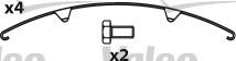 set placute frana,frana disc 2