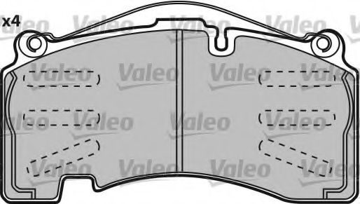 set placute frana,frana disc 2