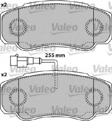 set placute frana,frana disc 2