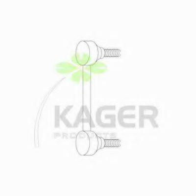 85-0140 Brat/bieleta suspensie, stabilizator KAGER 