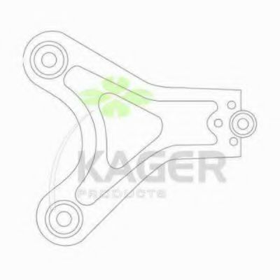 87-1054 Brat, suspensie roata KAGER 