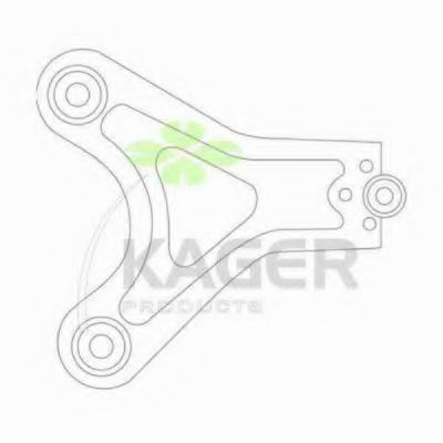 87-1055 Brat, suspensie roata KAGER 