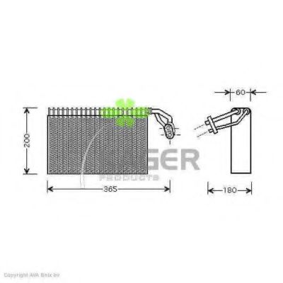 94-5739 evaporator,aer conditionat KAGER 