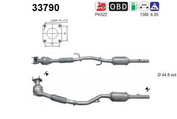 33790 Catalizator AS 