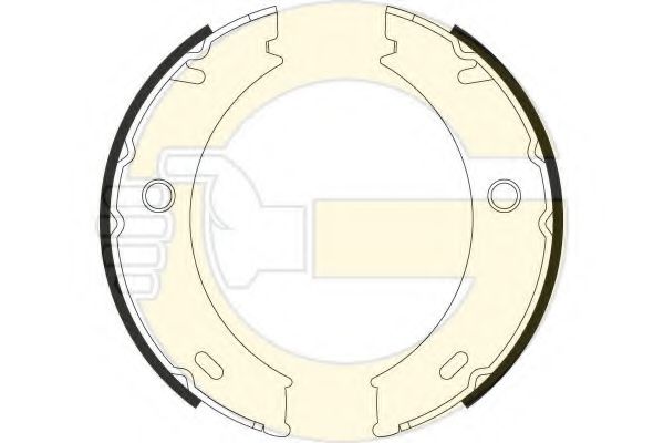 Set saboti frana, frana de mana 2