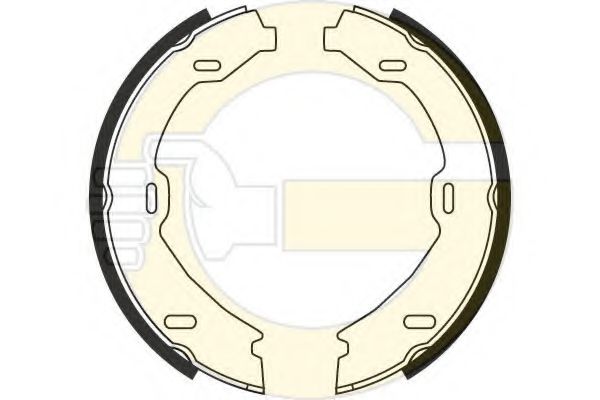 Set saboti frana, frana de mana 2