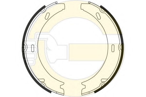 Set saboti frana, frana de mana 2