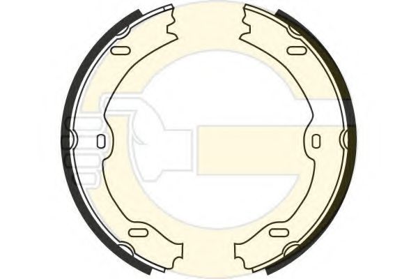 Set saboti frana, frana de mana 2