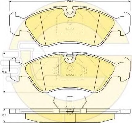 Set frana, frana disc