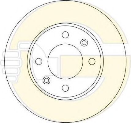 Set frana, frana disc 2