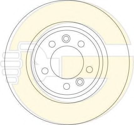 Set frana, frana disc 2
