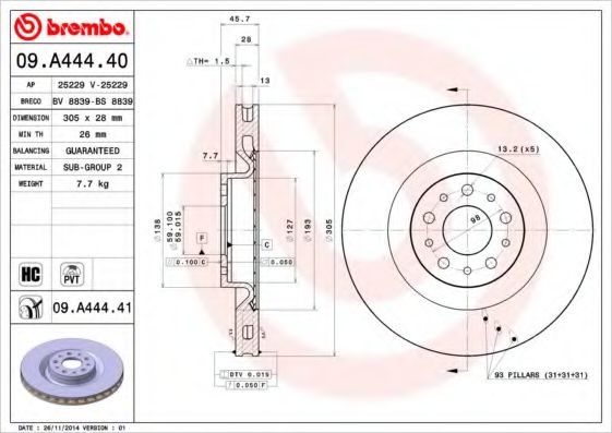 Disc frana