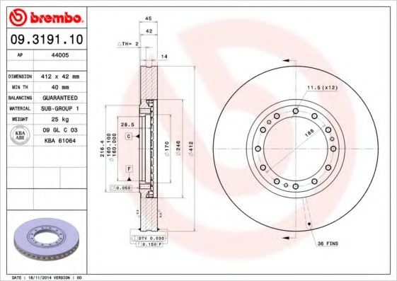 Disc frana