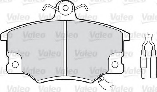 set placute frana,frana disc 2