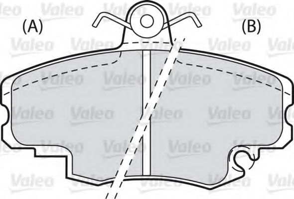 set placute frana,frana disc 2
