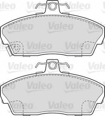 set placute frana,frana disc 2