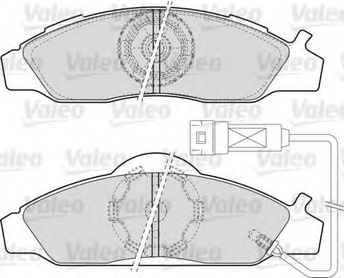 set placute frana,frana disc 2