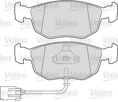 set placute frana,frana disc 2