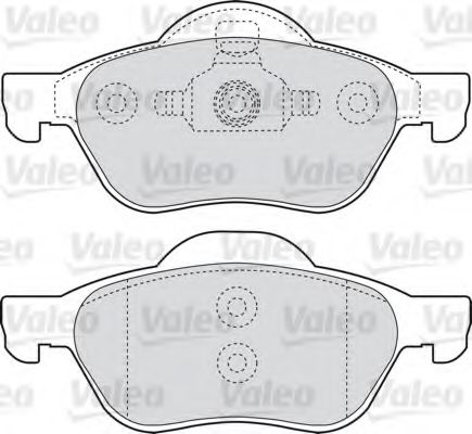 set placute frana,frana disc 2