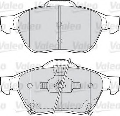 set placute frana,frana disc 2