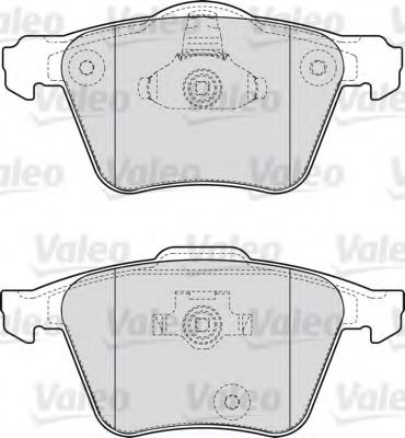 set placute frana,frana disc 2