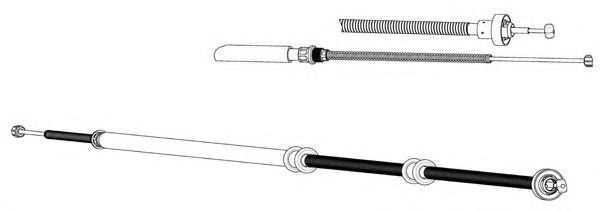 Cablu, frana de parcare