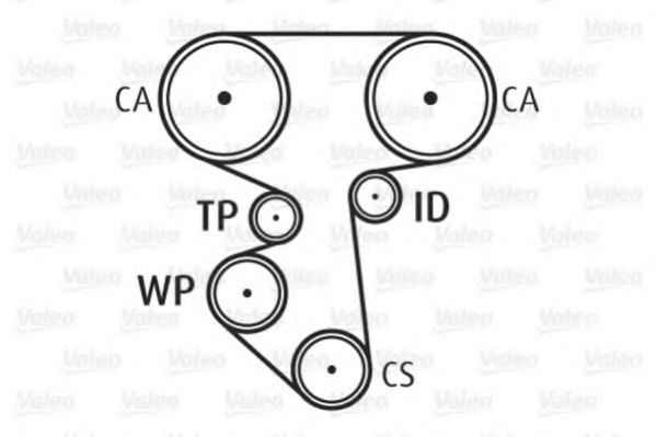 Set pompa apa + curea dintata 2
