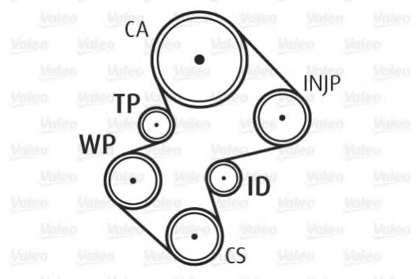 Set pompa apa + curea dintata 8