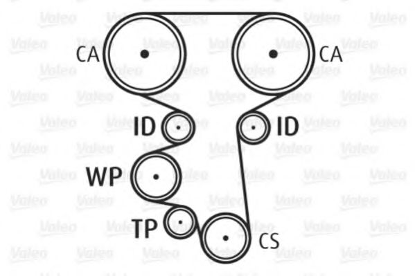 Set pompa apa + curea dintata 2