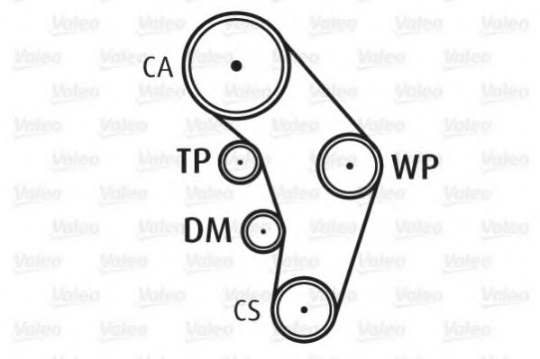 Set pompa apa + curea dintata 2