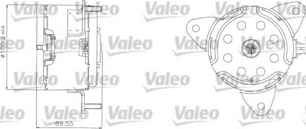 698308 motor electric,ventilator VALEO 