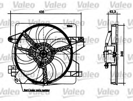 Ventilator, radiator
