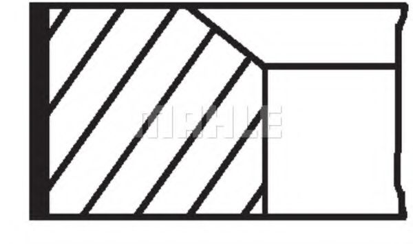 Set segmenti piston 3