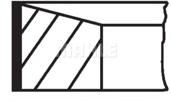 Set segmenti piston 2