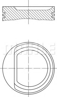 010 29 00 Piston MAHLE ORIGINAL 