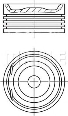 012 29 03 Piston MAHLE ORIGINAL 