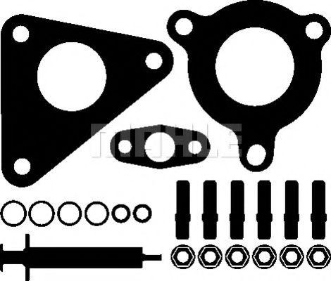 021 TA 16195 000 Set montaj, turbocompresor MAHLE ORIGINAL 