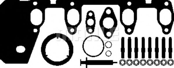 030 TA 16138 000 Set montaj, turbocompresor MAHLE ORIGINAL 