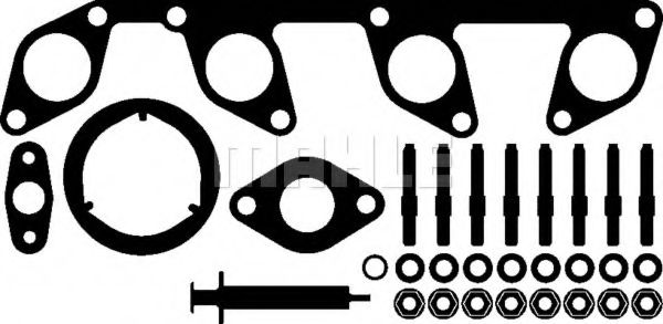 030 TA 17201 000 Set montaj, turbocompresor MAHLE ORIGINAL 