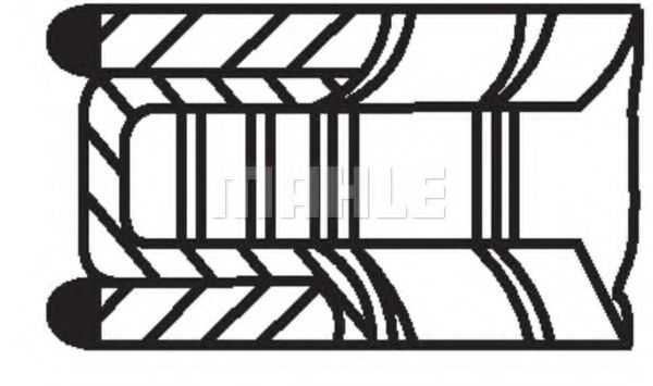 038 52 N1 Set segmenti piston MAHLE ORIGINAL 