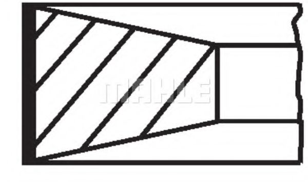 Set segmenti piston 3