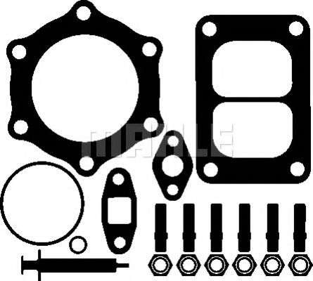 228 TA 14481 000 Set montaj, turbocompresor MAHLE ORIGINAL 