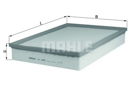 LX 1845 Filtru aer MAHLE ORIGINAL 