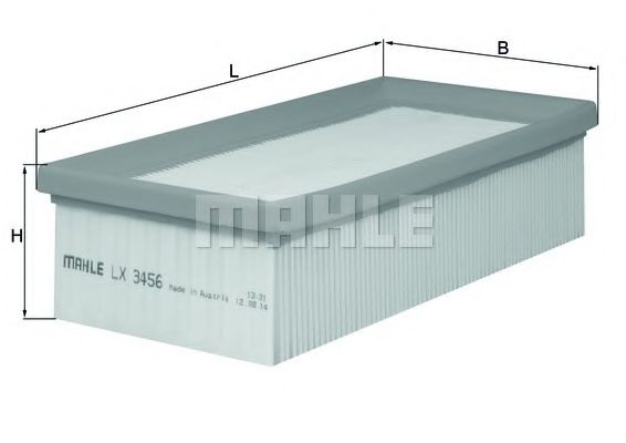 LX 3456 Filtru aer MAHLE ORIGINAL 