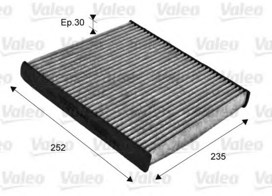 715720 Filtru, aer habitaclu VALEO 