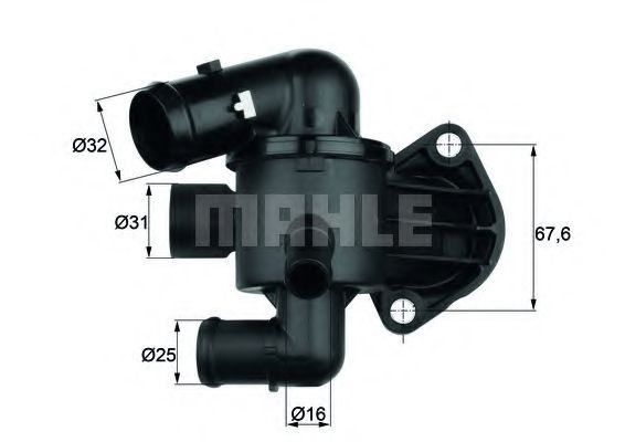 TI 33 87 termostat,lichid racire MAHLE ORIGINAL 