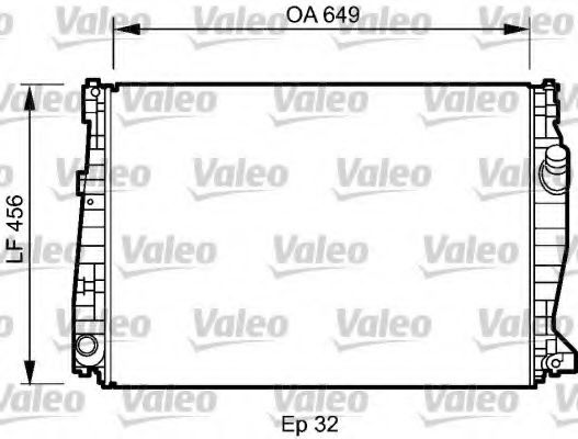 735021 Radiator, racire motor VALEO 