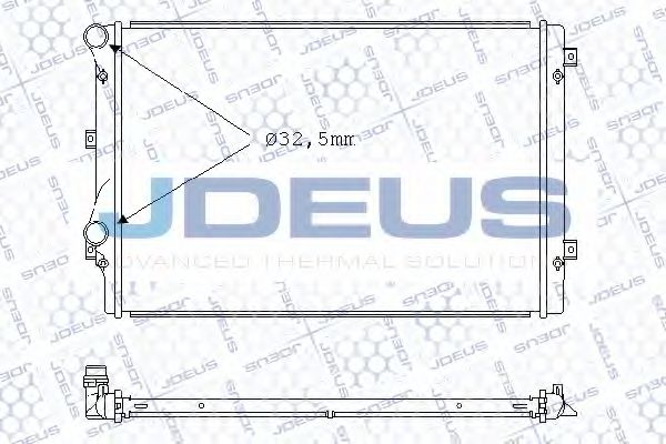 001M24 Radiator, racire motor JDEUS 