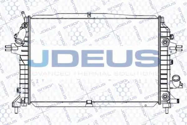 020M62 Radiator, racire motor JDEUS 